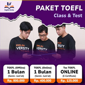 Paket Program TOEFL